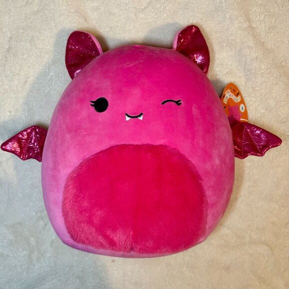 NWT Suzette the Pink Bat 10 inch Squishmallow - First to Market - Picture 1 of 4
